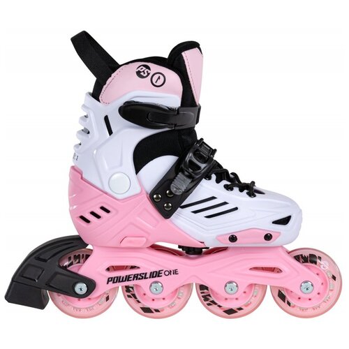 Роликовые коньки Powerslide Khaan Junior LTD White/Pink (EUR:31-34)