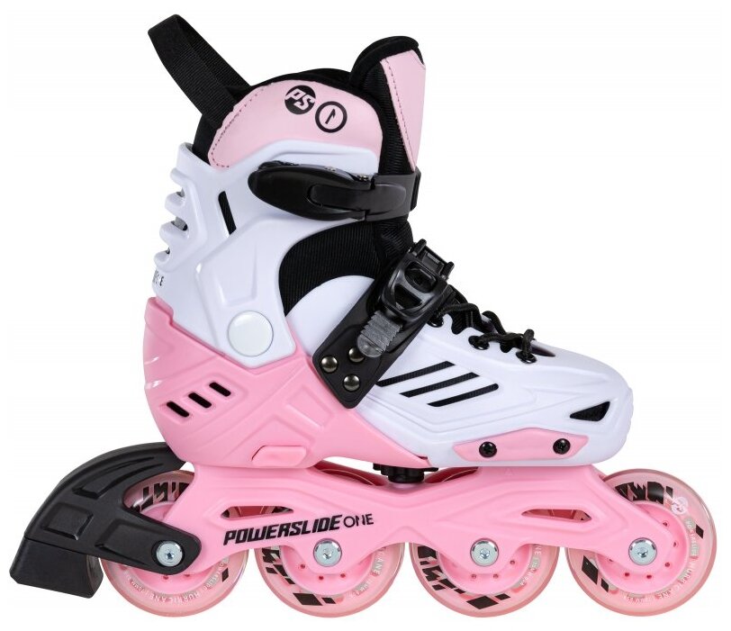 Роликовые коньки Powerslide Khaan Junior LTD White/Pink (EUR:35-38)