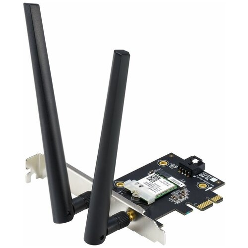 Сетевой адаптер WiFi + Bluetooth ASUS PCE-AX1800 PCI Express адаптер беспроводной связи asus pce ax1800 eu 90ig07a0 mo0b00 463849