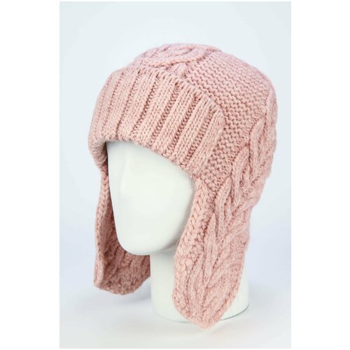 Шапка ушанка TREND, размер UNI, розовый шапка ушанка outlaw moscow размер 56 розовый