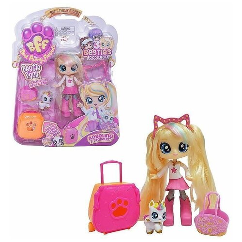 Кукла Best Furry Friends с питомцем Angelina  & Stardust, с аксессуарами, на блистере - Vivid [77721]