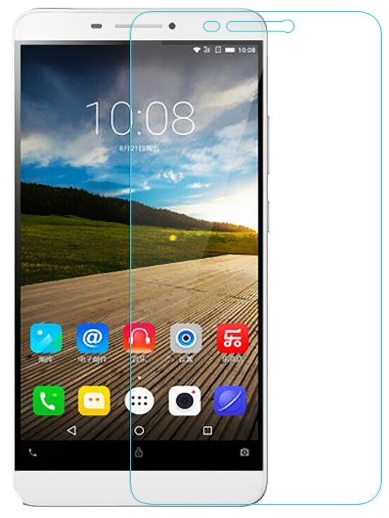 Защитное противоударное стекло MyPads для планшета Lenovo Phab PB1-750M/ 750N 7.0 с олеофобным покрытием