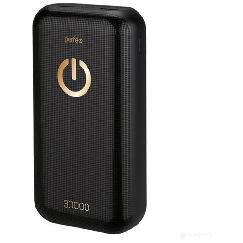 Perfeo Powerbank 30000 mah+Micro usb In Micro usb Type-C Out Type-C 2.1A USB 1 А 2.1A Black (PF_ perfeo powerbank flow 10000mah in type c micro usb out usb 1 а 2 1a black