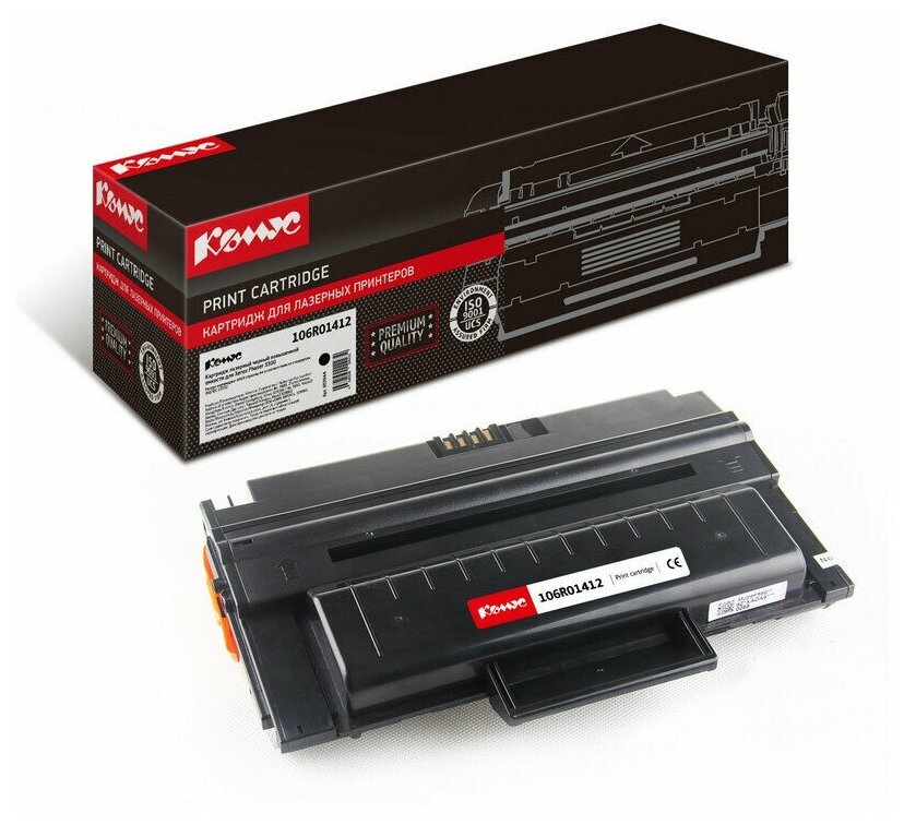 Картридж лазерный 106R01412 для Xerox черный совместимый повышенной емкости, 855944