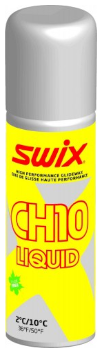 Парафин углеводородный, жидкий SWIX CH10X Yellow (0°С +10°С) 125 ml