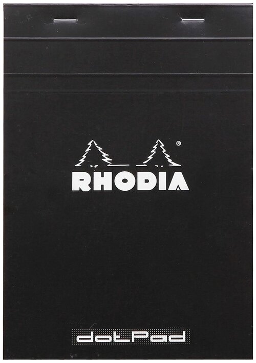 Rhodia Блокнот 80 листов в точку цвет черный формат А5