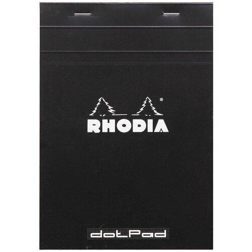 Rhodia Блокнот 80 листов в точку цвет черный формат А5