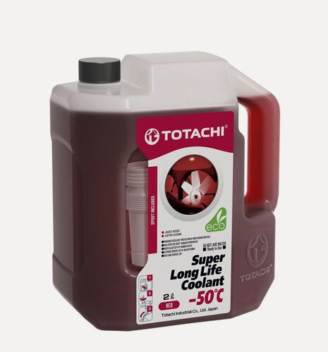 Изображение товара Антифриз готовый раствор 2 л Super LLC Red красный / Totachi 41902