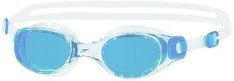 Очки для плавания "SPEEDO Futura Classic", арт.8-108983537A, голубые линзы, прозрачная оправа