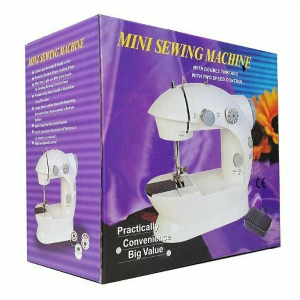 Швейная машинка портативная мини Mini Sewing Machine - фотография № 10