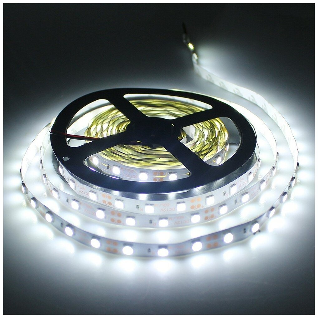 Светодиодная лента SMD5050-60LED-12V econom 5м. - Цвет свечения: Белый 5500-6000K