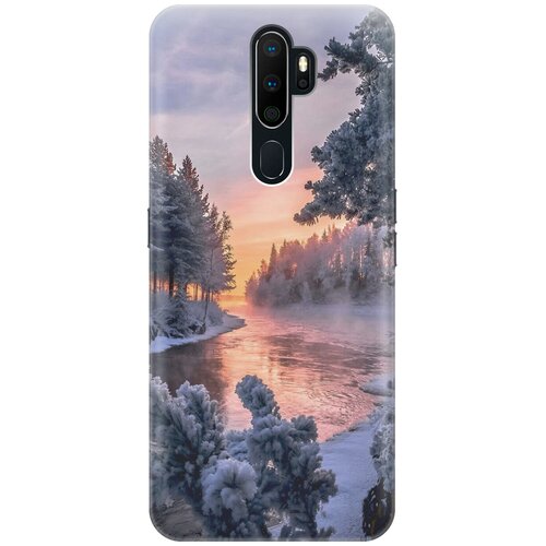 фото Силиконовый чехол сиреневые камни на oppo a5 2020 / a9 2020 / оппо а5 2020 / а9 2020 re:pa