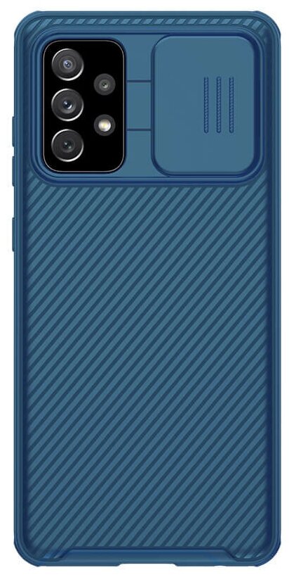 фото Накладка Nillkin CamShield Pro Case с защитой камеры для Samsung Galaxy A72 синий