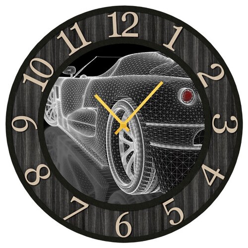 фото Svs настенные часы svs 3002191 абстракция авто