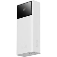 Портативное зарядное устройство Baseus, Srar-Lord Digital Display Fast charge, PPXJ060102, 30000mAh, 22.5W, белое