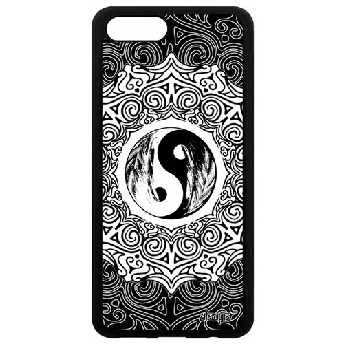 фото Чехол для honor v10 / view 10, "инь и ян" буддизм yin and yang utaupia