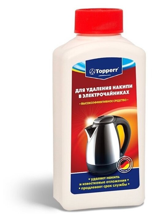 Средство для очистки от накипи чайников Topperr 250ml 3031