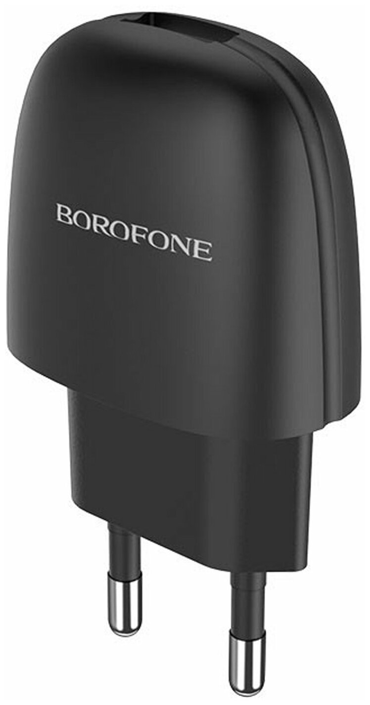 Адаптер Сетевой Borofone BA49A Vast 1USB/5V/2.1A черный