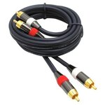 Кабель Defender PROFESSIONAL 2xRCA plug - 2xRCA plug 1.5 метра - изображение