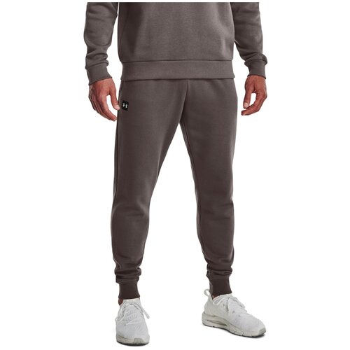 Брюки джоггеры Under Armour Rival Fleece Joggers, размер XXL, черный, серый