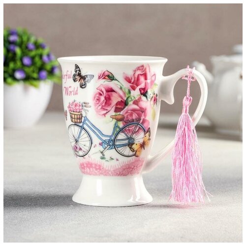 фото Кружка "яркий мир" 320 мл, 12х11,5 х 8,5 см 3603714 сима-ленд