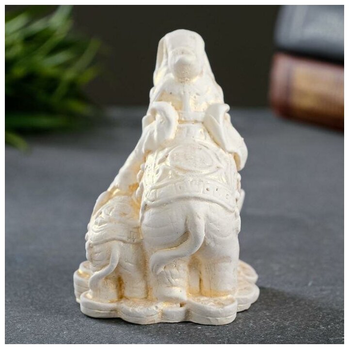 фото Фигура Слон со слоненком на деньгах позолота, 6,5х10х7см