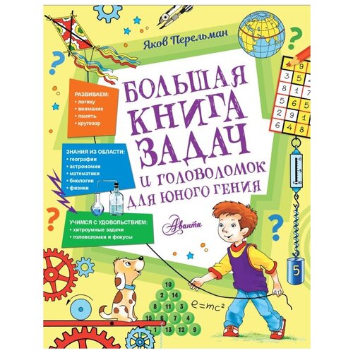 Большая книга задач и головоломок для юного гения