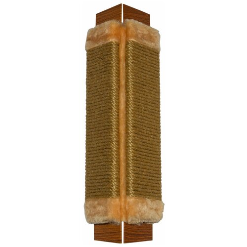 Когтеточка для кошек пеньковая натуральная двойная угловая 2203