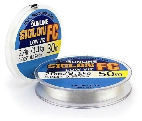 Флюорокарбон SUNLINE Siglon FC 50m #08/0160mm 18 kg