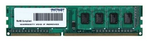 Patriot DDR3 DIMM 4GB PC3-10600 1333MHz PSD34G133381