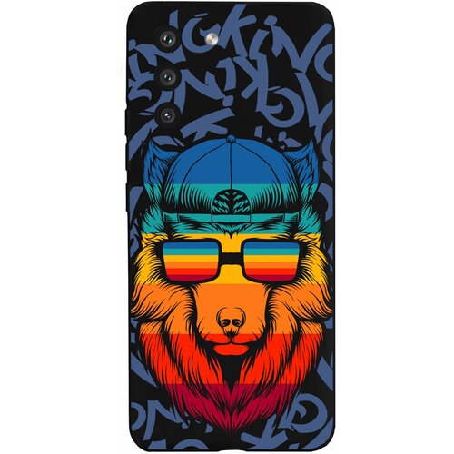 Силиконовый чехол Mcover для Samsung Galaxy S21 FE с рисунком Волк силиконовый чехол mcover для samsung galaxy s21 fe с рисунком девушка с тату