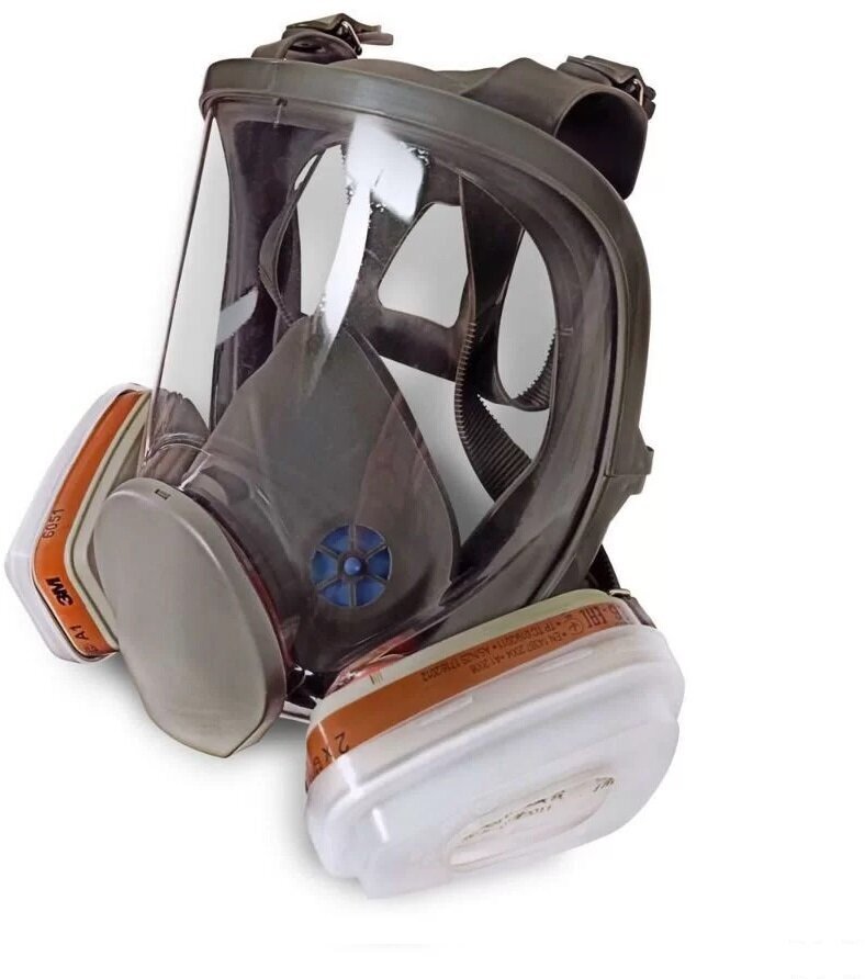 Респираторы маски 6800 для защиты дыхания многоразовые - аналог 3м | можно купить по низкой цене интернет-магазине - фотография № 2