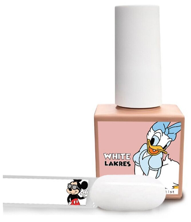 Гель-лак Lakres Mikki Mouse White, 10 мл