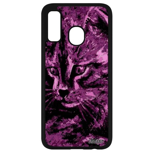 фото Качественный чехол на // samsung galaxy a40 // "котенок" пушистый cat, utaupia, серый