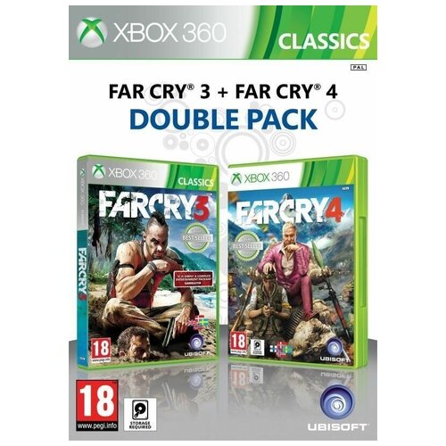 Far Cry 3 + Far Cry 4 (Xbox 360) английский язык