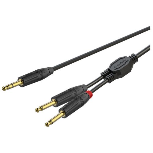 Кабель аудио 1xJack - 2xJack Roxtone GPTC130/5 5.0m кабель аудио ningbo jaac002 05 jack 3 5 m jack 3 5 m 0 5м черный