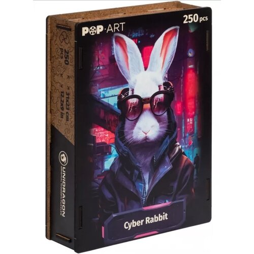 Пазл Unidragon Cyber Rabbit, 250 дет., 23х32х23 см