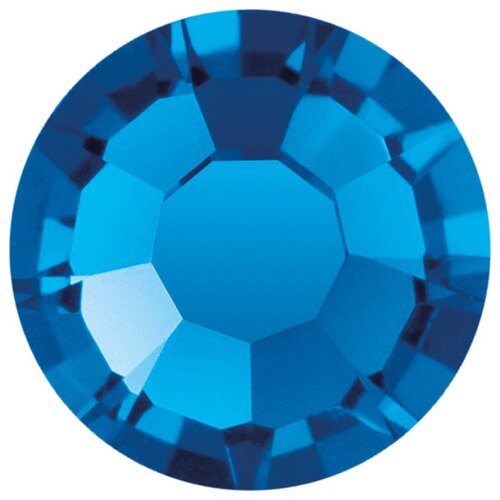 Стразы клеевые PRECIOSA 2,4 мм, стекло, 144 шт, темно-голубые, 60310 (438-11-615 i)