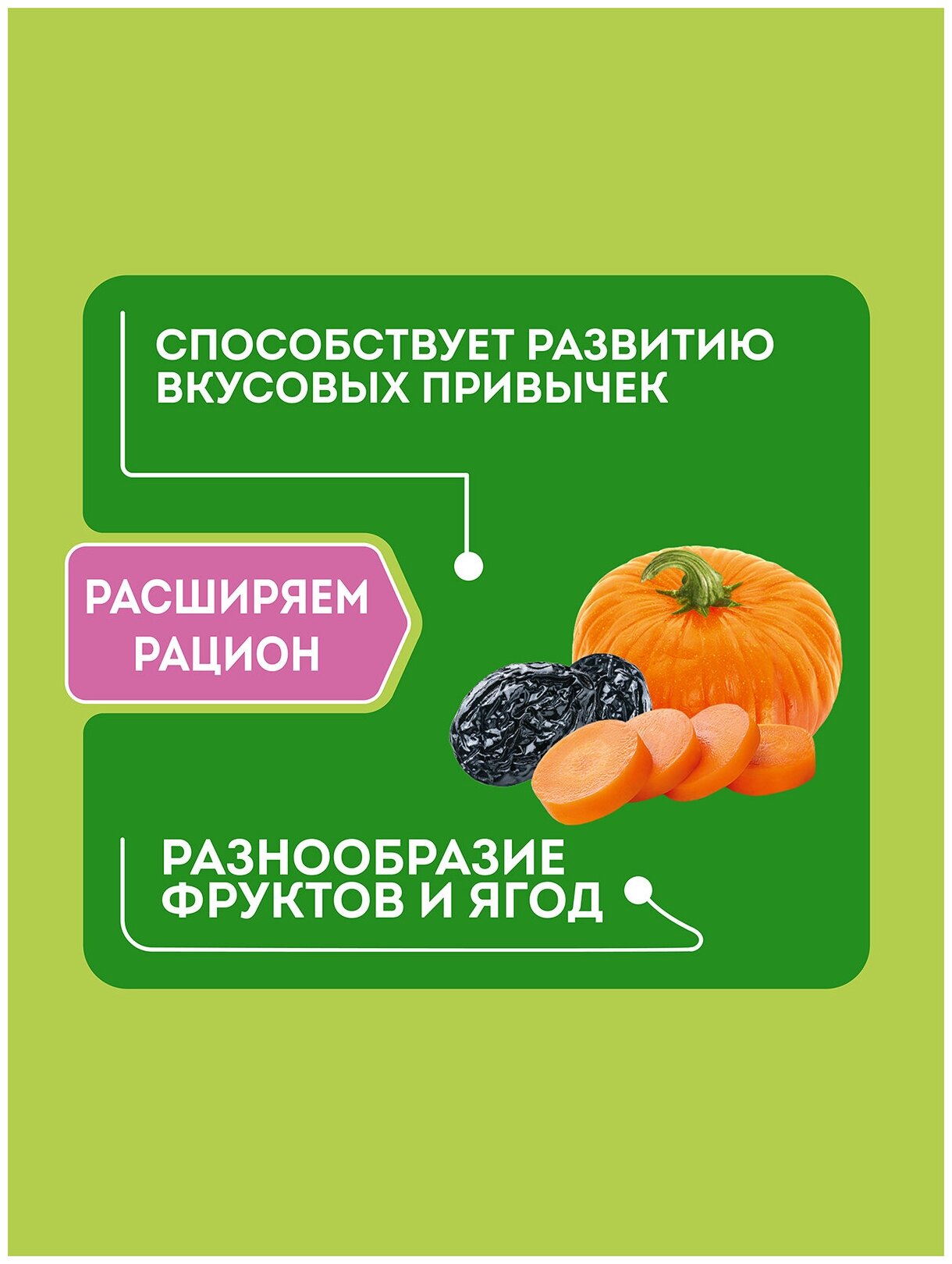 Кашка Heinz Лакомая кукурузная: тыква, морковь, чернослив, 170гр - фото №3