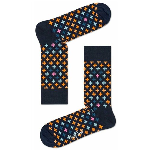 Носки Happy Socks, размер 25, черный, мультиколор носки happy socks размер 25 черный синий мультиколор