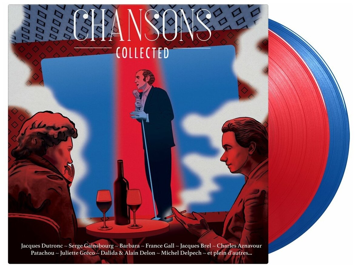 Chansons Collected Various artists Red and Blue Vinyl (2LP) MusicOnVinyl