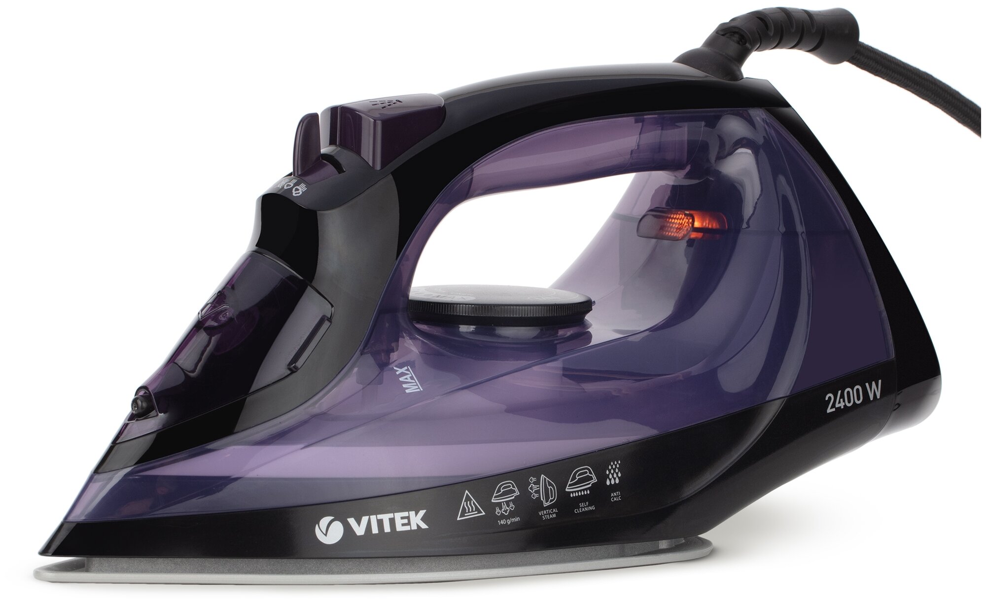 Утюг Vitek VT-8316 (MC) черный/фиолетовый