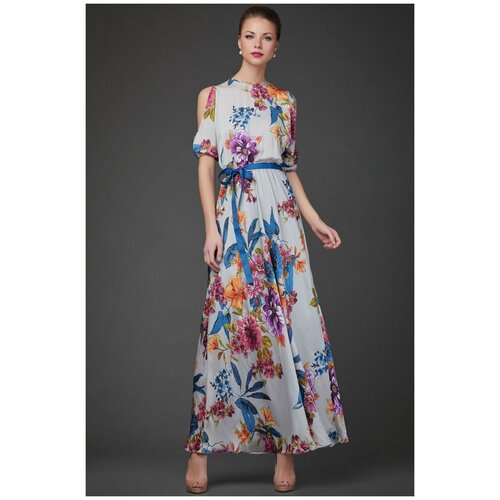 фото Платье арт-деко, размер 44, серый