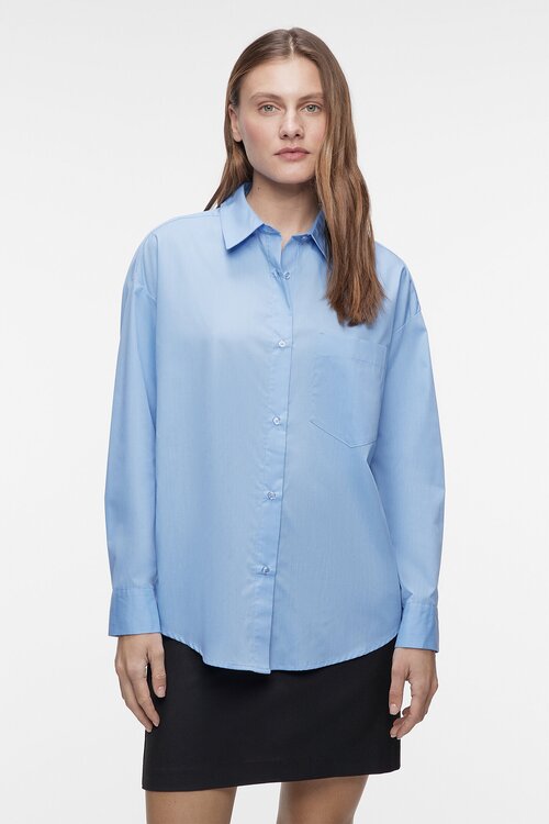 Блуза  Befree, размер XS INT, голубой