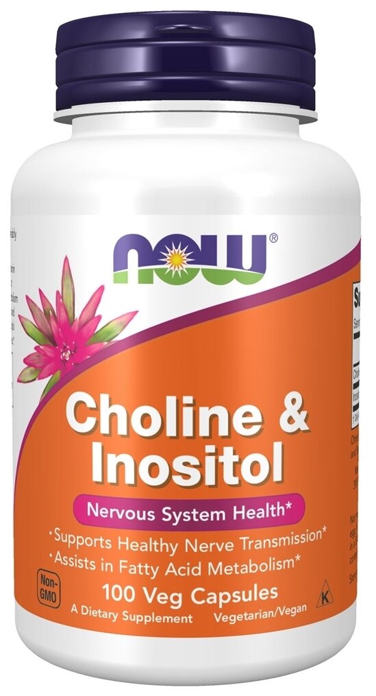 Капсулы NOW Choline & Inositol