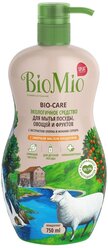 BioMio Средство для мытья посуды, овощей и фруктов Мандарин, 0.75 л