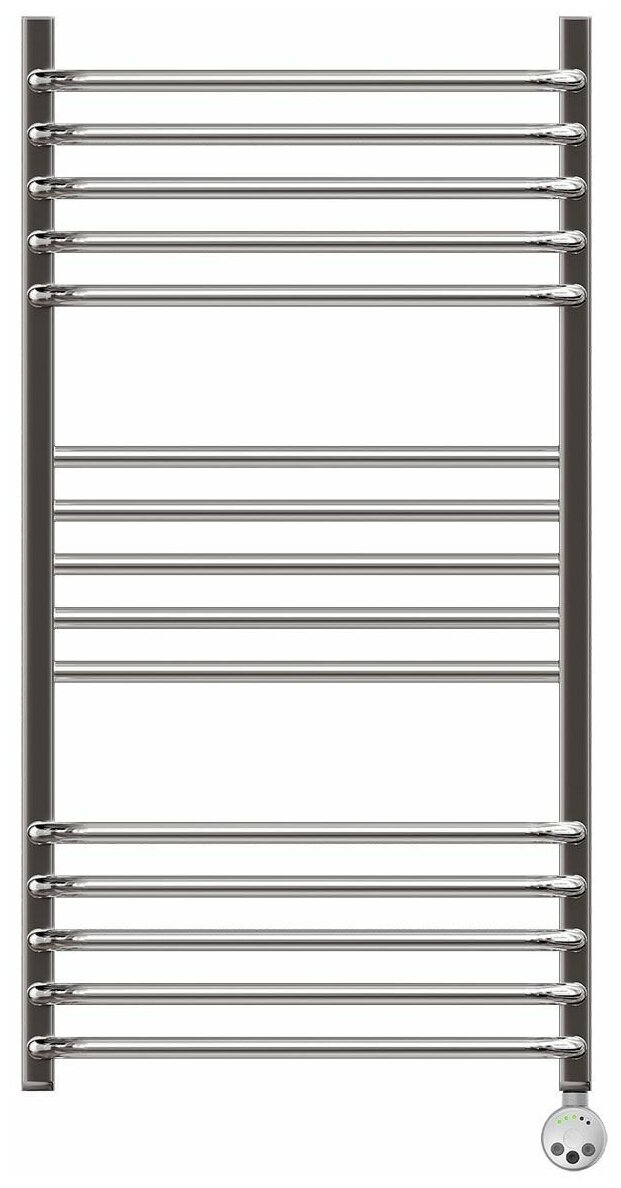 Полотенцесушитель электрический Point Омега PN90150SE П15 500x1000 левый/правый, хром
