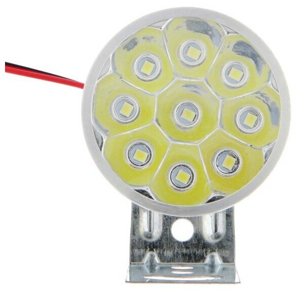Фара cветодиодная для мототехники, 4 LED, IP65, 4.5 Вт, направленный свет - фотография № 3
