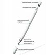 Универсальный стилус для планшета / телефона Wiwu Pencil One (White)