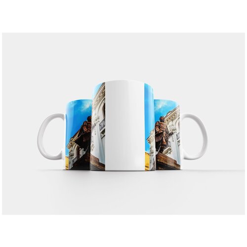 фото Кружка "город, городской город, статуя" 320 мл lotsprints